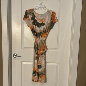 Tye Dye Pattern Dress
